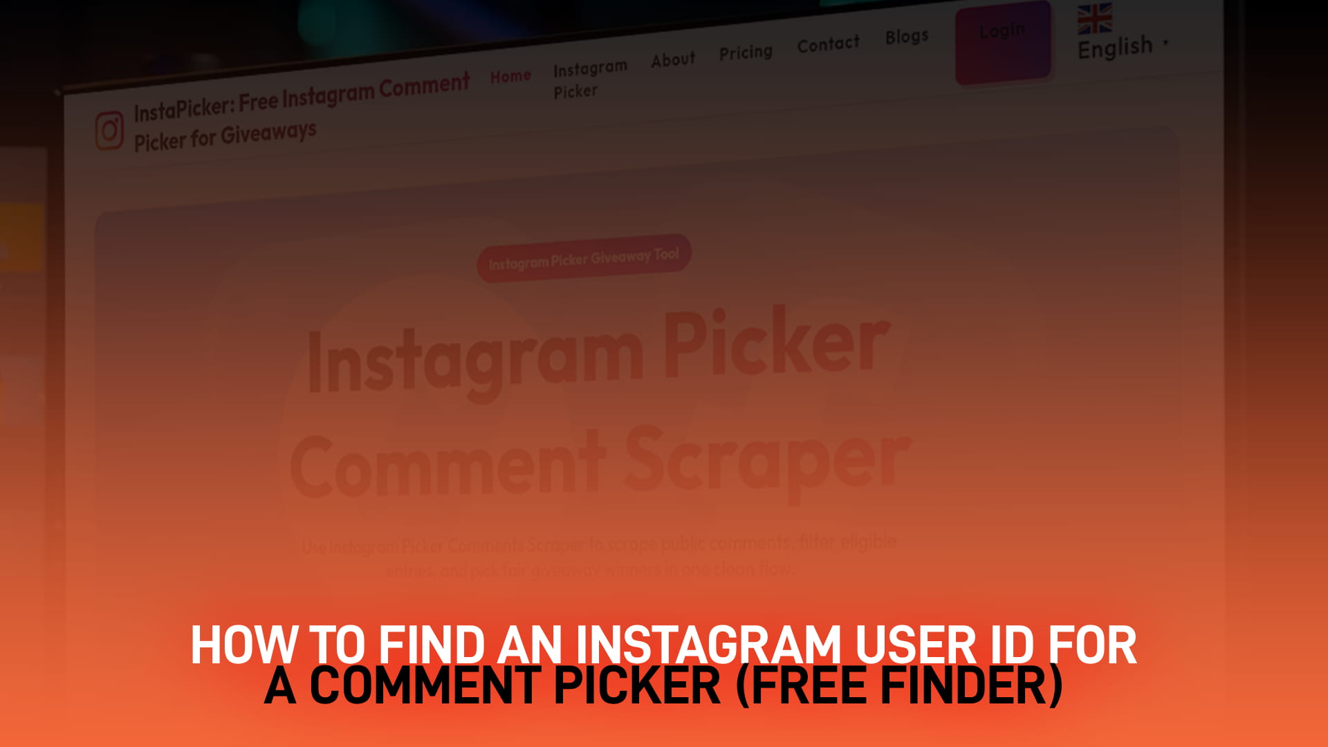 How to Find an Instagram User ID for a Comment Picker (Free Finder)