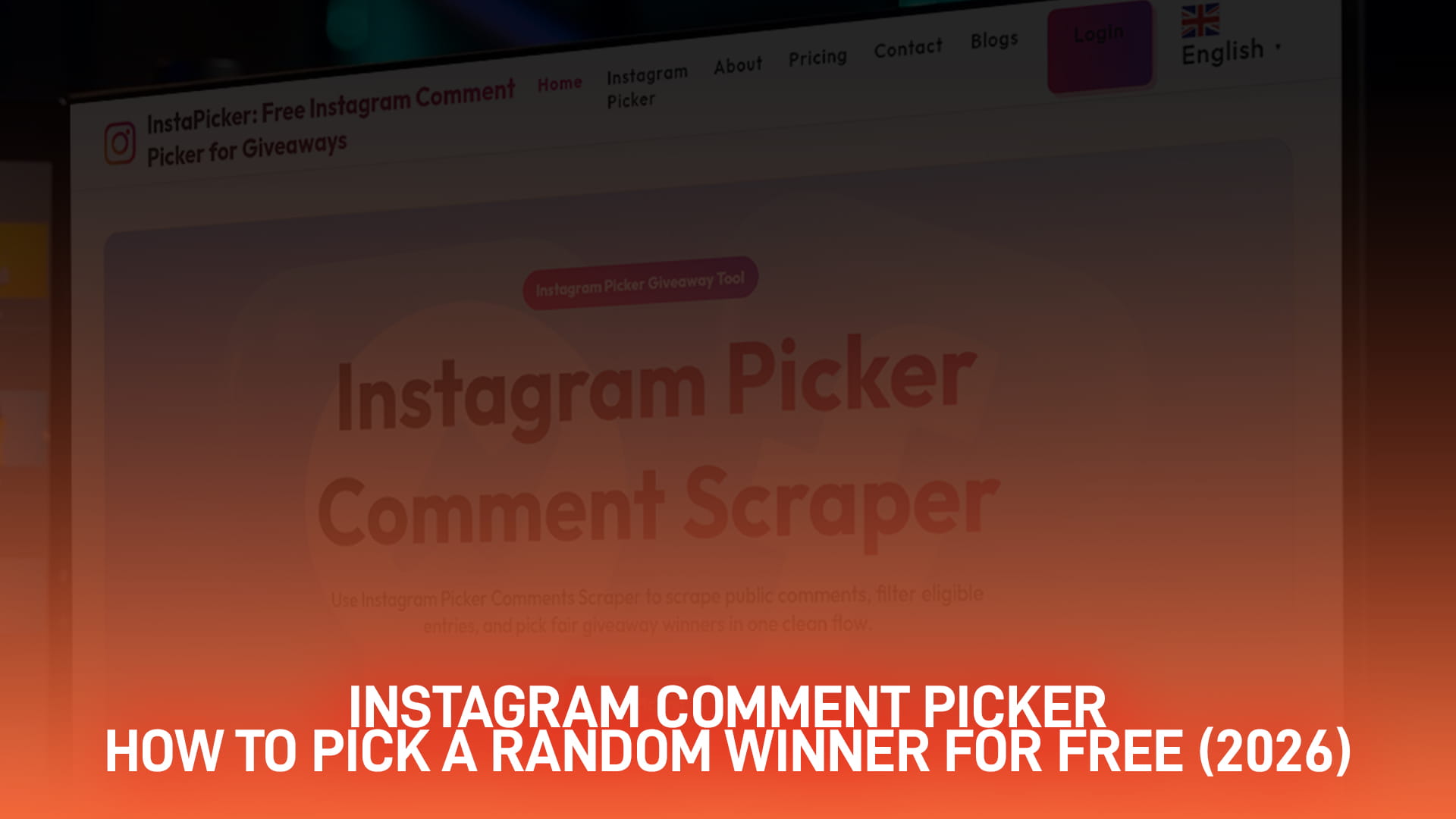 Instagram Comment Picker: How to Pick a Random Winner for Free (2026)