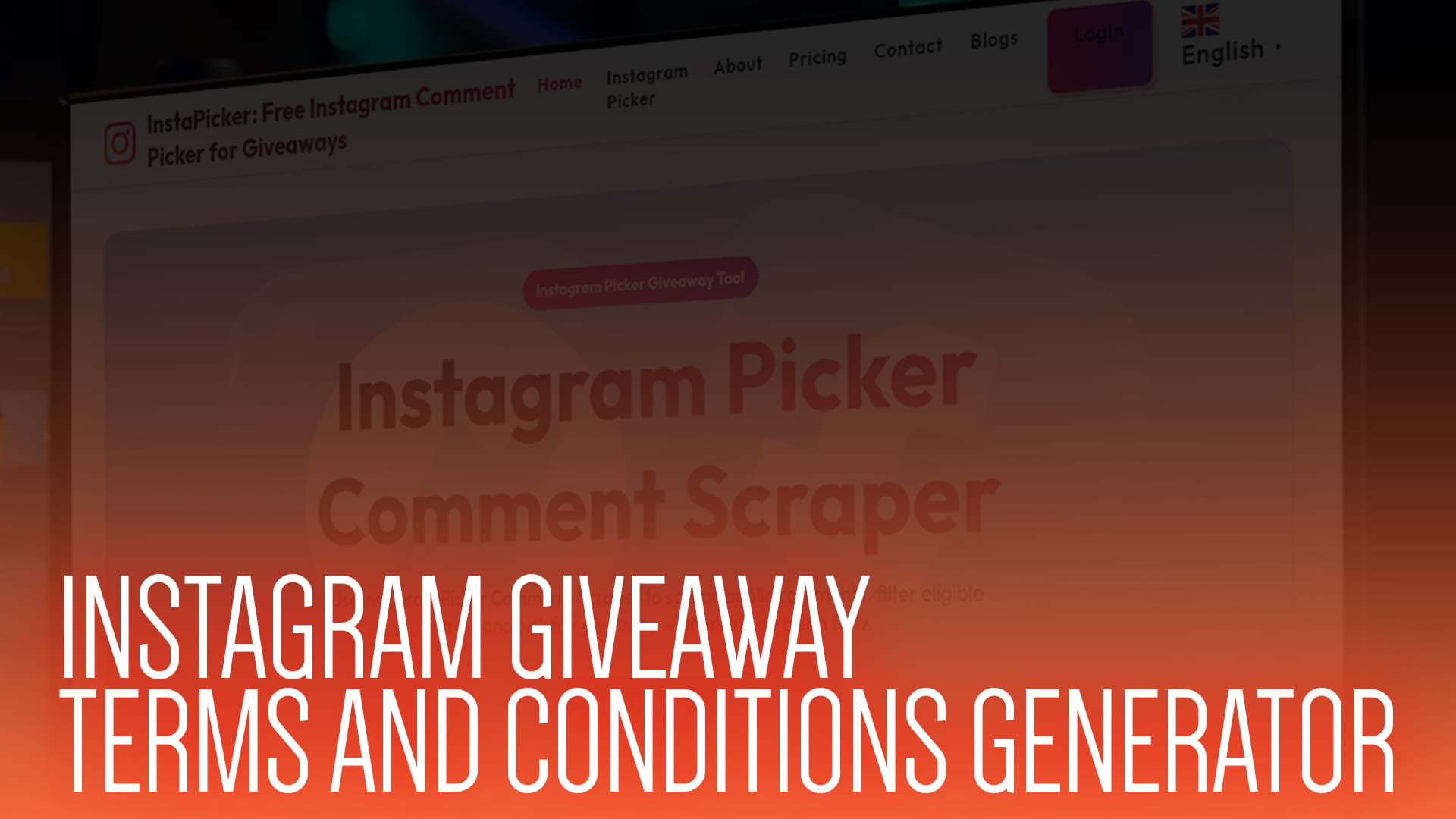 Instagram Giveaway Terms and Conditions Generator